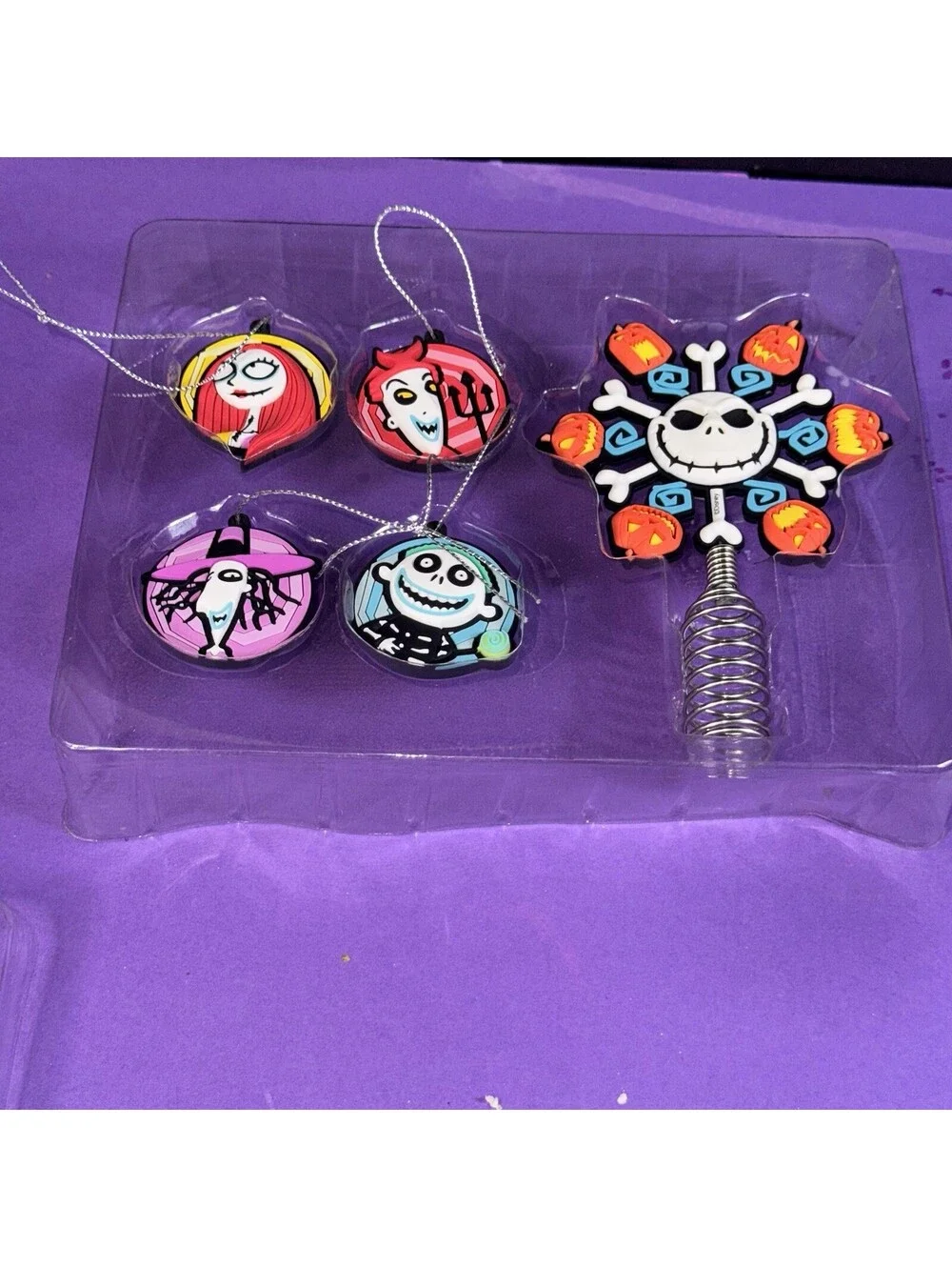 Nightmare Before Christmas Tree Topper & Ornaments Hallmark Disney Halloween